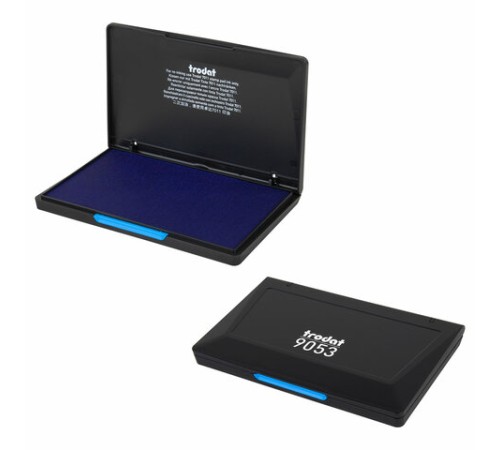 Штемпельная подушка TRODAT 9053 160х90 мм, СИНЯЯ, 191058