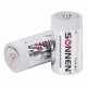 Батарейки КОМПЛЕКТ 2 шт., SONNEN Alkaline, С (LR14, 14А), алкалиновые, блистер, 451090