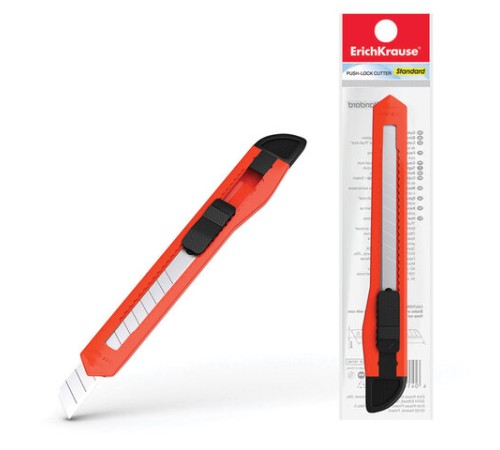 Нож канцелярский 9 мм ERICH KRAUSE 