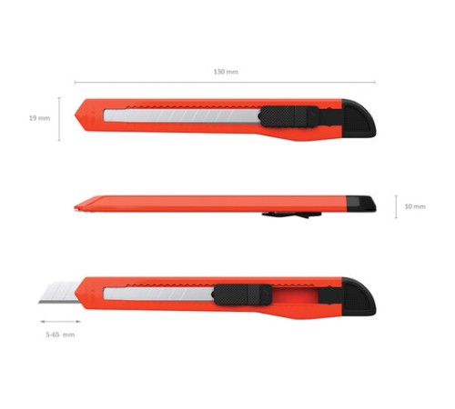 Нож канцелярский 9 мм ERICH KRAUSE 