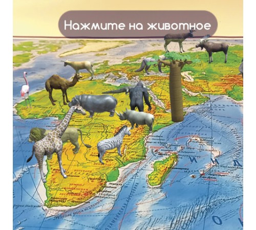 Карта мира физическая 101х66 см, 1:29М, с ламинацией, интерактивная, в тубусе, BRAUBERG, 112378 Карта мира физическая 101х66 см, 1:29М, с ламинацией, интерактивная, в тубусе, BRAUBERG, 112378