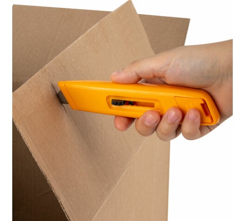 Нож универсальный мощный STAFF PRO, автофиксатор, ABS-пластик, 238734