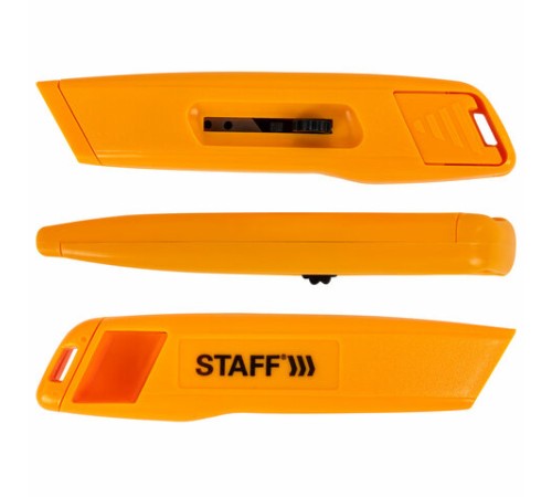 Нож универсальный мощный STAFF PRO, автофиксатор, ABS-пластик, 238734