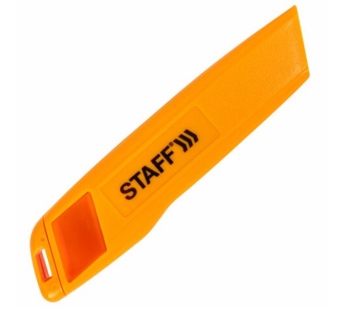 Нож универсальный мощный STAFF PRO, автофиксатор, ABS-пластик, 238734