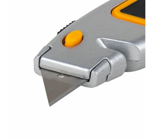 Нож универсальный мощный алюминиевый BRAUBERG 