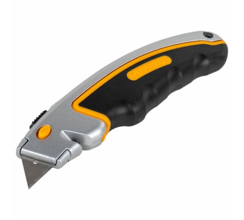 Нож универсальный мощный алюминиевый BRAUBERG 