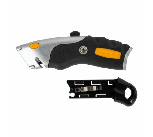 Нож универсальный мощный алюминиевый BRAUBERG 