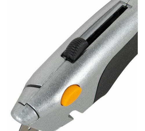 Нож универсальный мощный алюминиевый BRAUBERG 