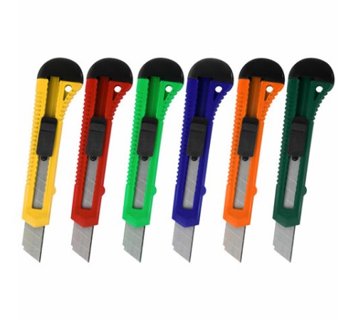 Нож канцелярский 18 мм КОМПЛЕКТ 