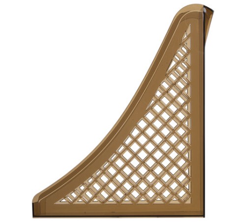 Лоток вертикальный для бумаг BRAUBERG ECO, 240х80х290 мм, сетчатый, дымчатый, 239015