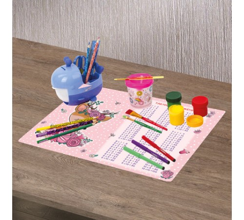 Настольное покрытие ЮНЛАНДИЯ, А3+, пластик, 46x33 см, 