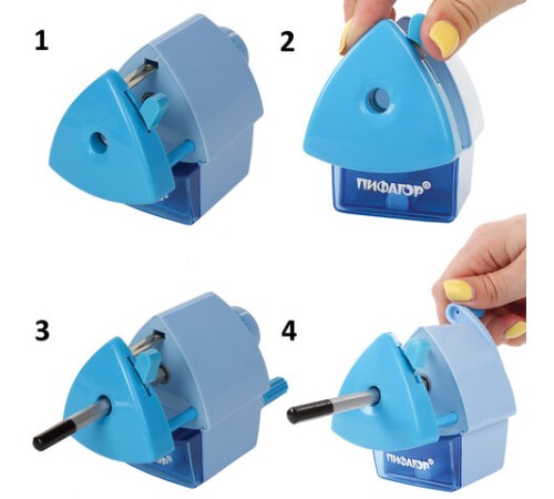 Точилка механическая ПИФАГОР 