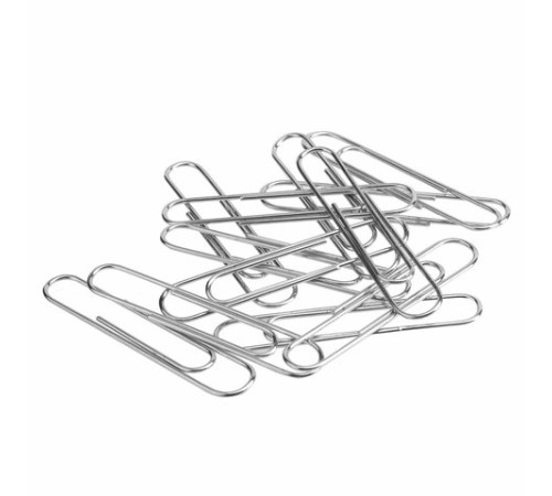 Скрепки большие 50 мм гладкие 50 шт., STAFF 