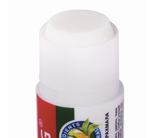 Клей-карандаш на натуральной основе BRAUBERG GREEN, 15 г, 270437