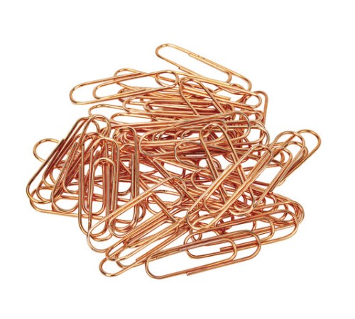 Скрепки BRAUBERG, 28 мм, омедненные, 100 шт., в картонной коробке, 270448