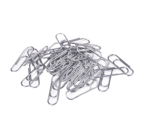 Скрепки STAFF, 28 мм, оцинкованные, 100 шт., в картонной коробке, 270451