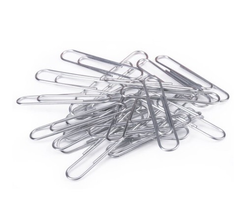 Скрепки большие 50 мм, STAFF, оцинкованные, 50 шт., в картонной коробке, 270452