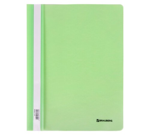 Скоросшиватель пластиковый BRAUBERG 