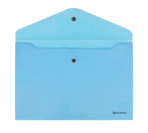 Папка-конверт с кнопкой BRAUBERG 