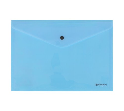 Папка-конверт с кнопкой BRAUBERG 