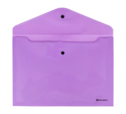 Папка-конверт с кнопкой BRAUBERG 