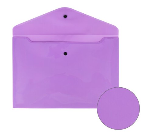 Папка-конверт с кнопкой BRAUBERG 