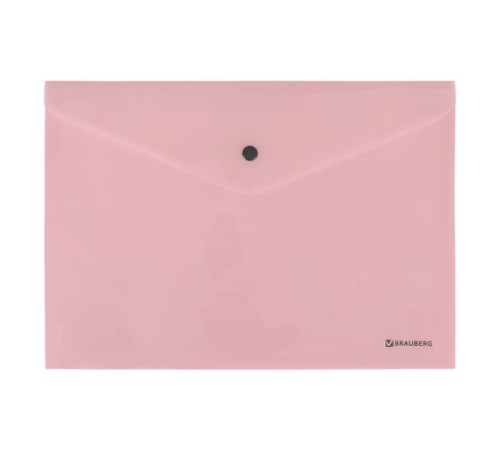 Папка-конверт с кнопкой BRAUBERG 