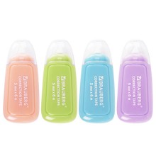 Корректирующая лента BRAUBERG COMPACT PLUS PASTEL, 5 мм х 6 м, корпус ассорти, блистер, 270551