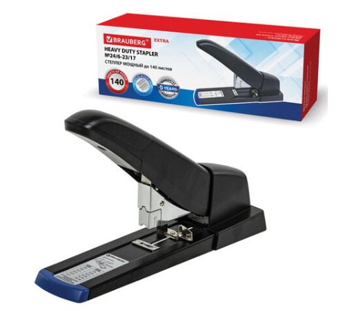 Степлер МОЩНЫЙ до 140 листов BRAUBERG 