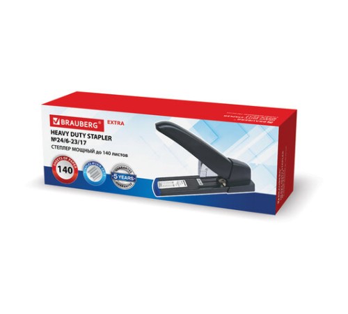 Степлер МОЩНЫЙ до 140 листов BRAUBERG 