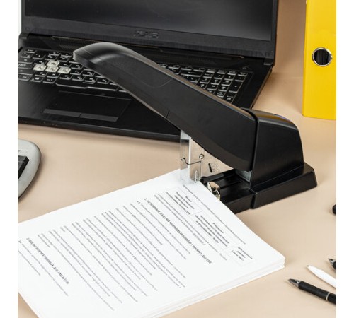 Степлер МОЩНЫЙ до 210 листов BRAUBERG 