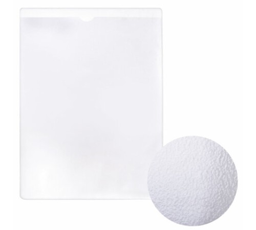 Карманы самоклеящиеся на любую поверхность ФОРМАТ А4 223х303 мм, КОМПЛЕКТ 5 шт., STAFF, 270570