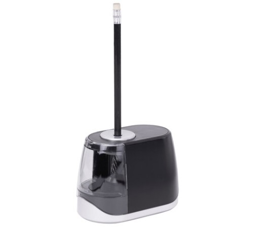 Точилка электрическая BRAUBERG ONE фреза с автостопом, 4 батарейки AA/USB (под адаптер), 270577