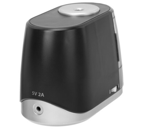 Точилка электрическая BRAUBERG ONE фреза с автостопом, 4 батарейки AA/USB (под адаптер), 270577