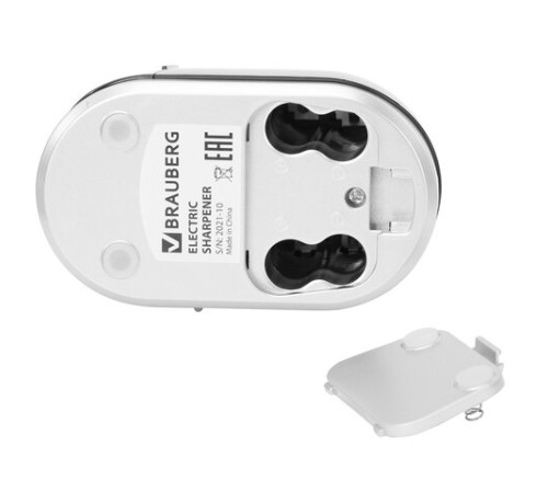 Точилка электрическая BRAUBERG ONE фреза с автостопом, 4 батарейки AA/USB (под адаптер), 270577