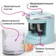 Точилка электрическая BRAUBERG DUAL (для 2 диаметров карандашей!), 4 батарейки АА, голубая, 270578