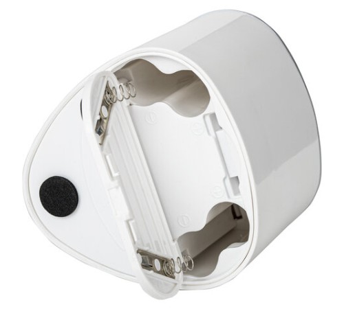 Точилка электрическая BRAUBERG DUAL (для 2 диаметров карандашей!), 4 батарейки АА, белая, 270580