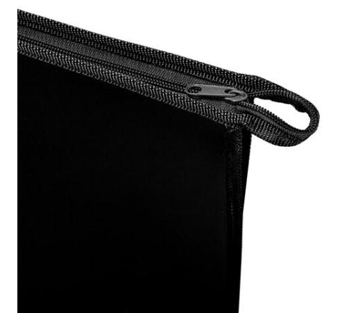 Папка для рисунков и чертежей на молнии с ручками ПИФАГОР А2, 1 отделение, пластик, ручки-шнурок, черная, 270873