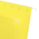 Подвесные папки А4 (350х240 мм) до 80 л., КОМПЛЕКТ 10 шт., желтые, картон, STAFF, 270930