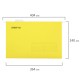 Подвесные папки A4/Foolscap (404х240 мм) до 80 л., КОМПЛЕКТ 10 шт., желтые, картон, STAFF, 270935