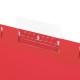 Подвесные папки A4/Foolscap (404х240 мм) до 80 л., КОМПЛЕКТ 10 шт., красные, картон, STAFF, 270936