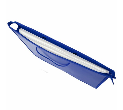 Папка для рисунков и чертежей ПИФАГОР А3, пластик, синяя, 271134