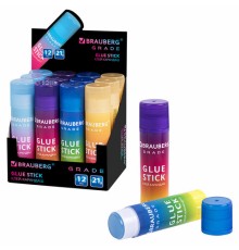 Клей-карандаш в градиентном корпусе BRAUBERG 