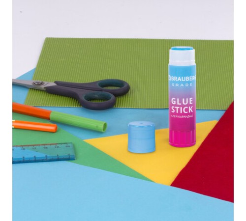 Клей-карандаш в градиентном корпусе BRAUBERG 