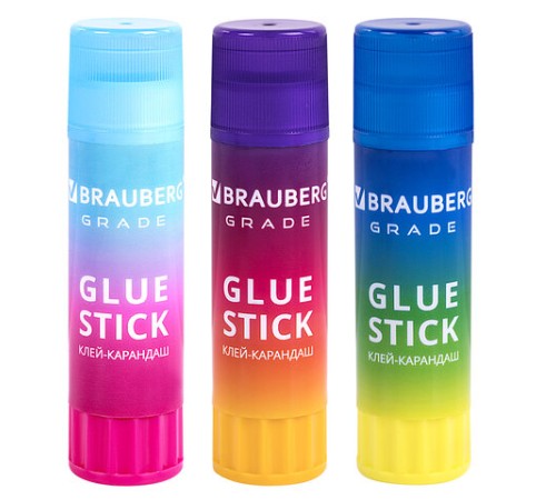 Клей-карандаш 21 г, ВЫГОДНАЯ УПАКОВКА, BRAUBERG 