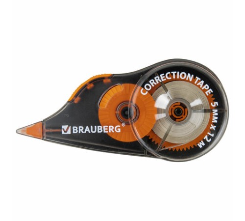 Корректирующая лента BRAUBERG ULTRA COLOR, 5 мм x 12 м, механизм перемотки, ВЫГОДНАЯ УПАКОВКА 3 штуки в блистере, 271253