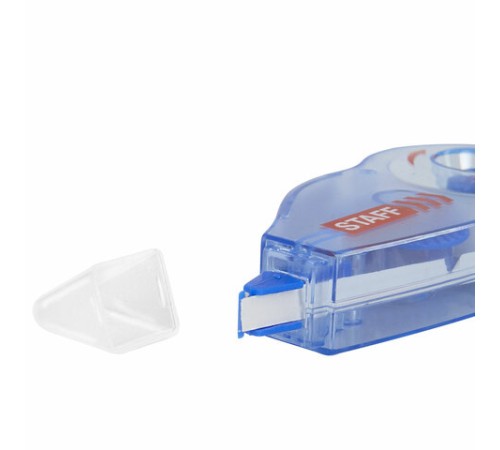 Корректирующая лента STAFF PROFIT, 5 мм х 6 м, механизм перемотки, корпус голубой, блистер, европодвес, 271254