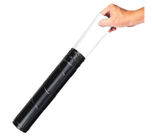 Тубус для чертежей телескопический, длина 36,5-64 см, формат А1, диаметр 6 см, черный, STAFF, 271255