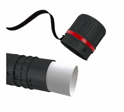 Тубус для чертежей телескопический, длина 65-103 см, формат А0, диаметр 10 см, с ремнем, черный, BRAUBERG, 271258