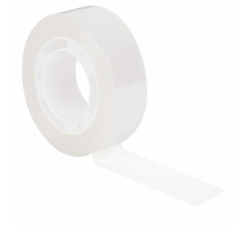 Клейкие ленты 12 мм х 33 м канцелярские STAFF CLASSIC, КОМПЛЕКТ 12 шт., прозрачные, 271259